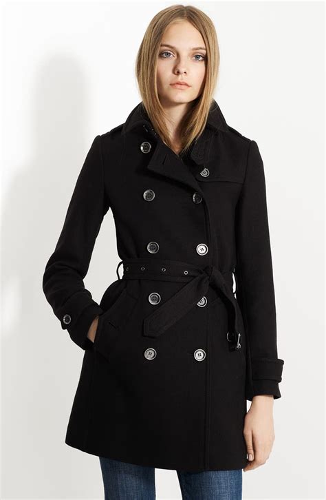 burberry brit balmoral wool coat|burberry full length trench coat.